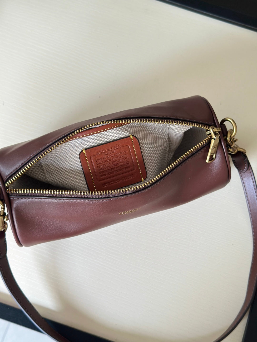 Sac Barrel marron chocolat